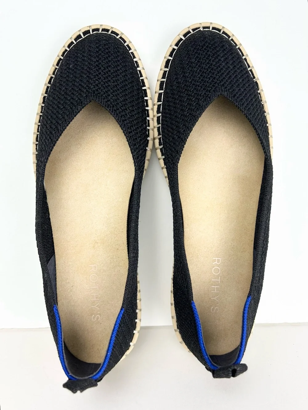 Rothy’s The Espadrille Black Shoes